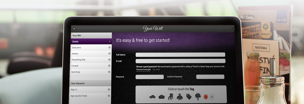 Online Single Will top panel