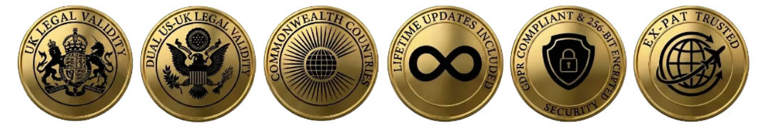 All Six Badges Society of will writers image