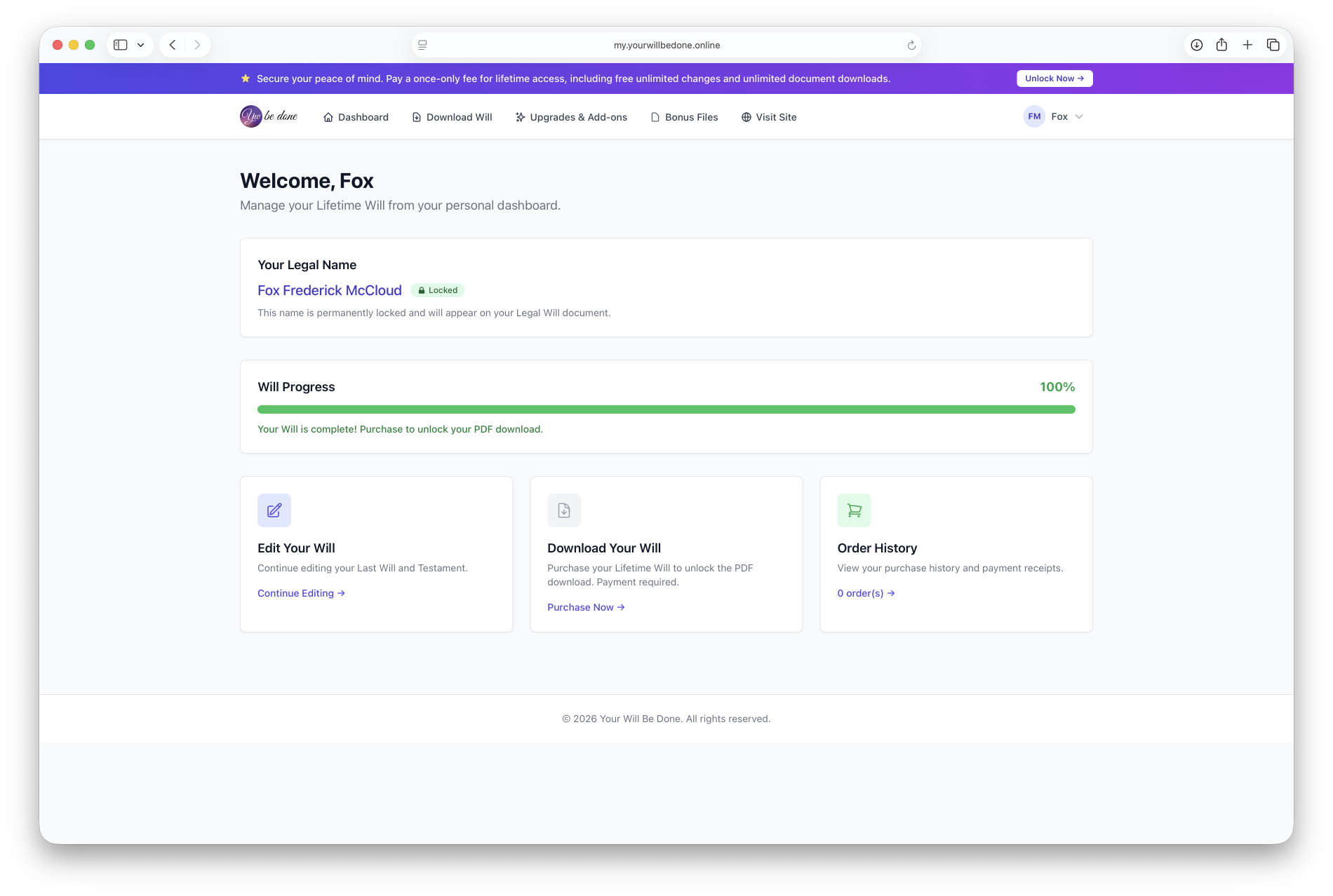 Legal Will Lifetime Updates Bundle - Image 3